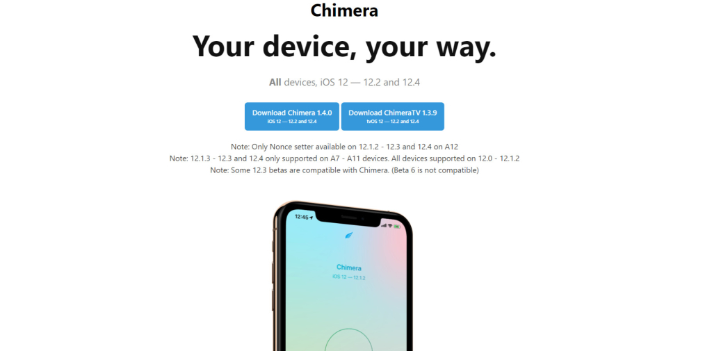 how to jailbreak iphone with Chimera