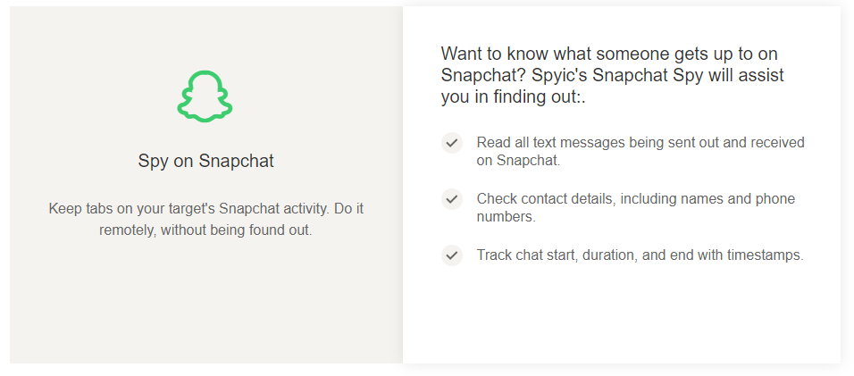 Spyic for Snapchat monitoring