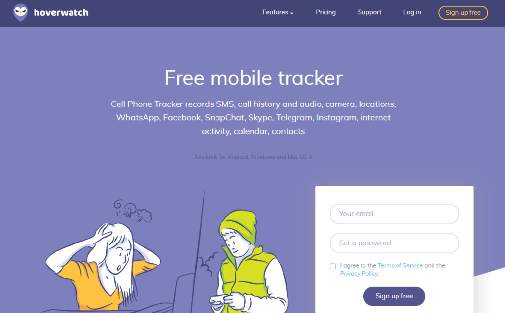 Hoverwatch – Free Internet History Tracking App 