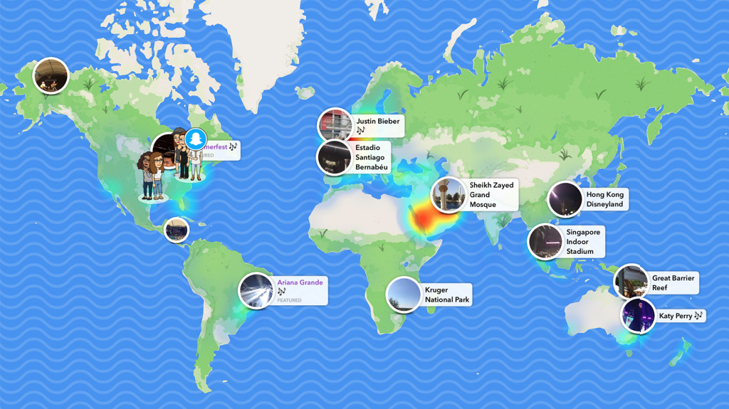 Check the Snapchat Map