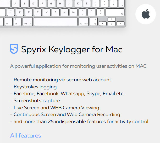 spyrix keylogger mac