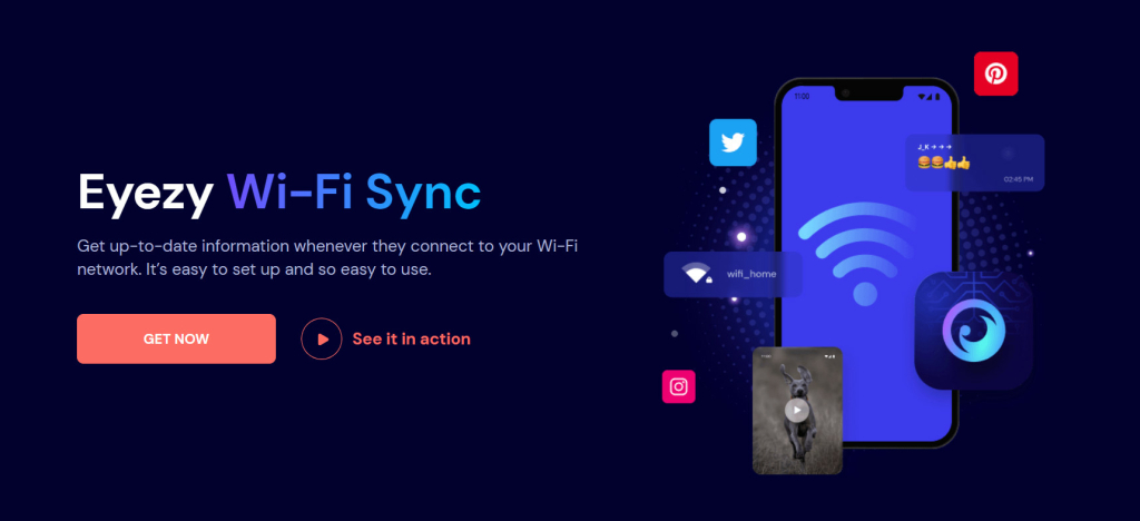 Wi-Fi sync eyeZy