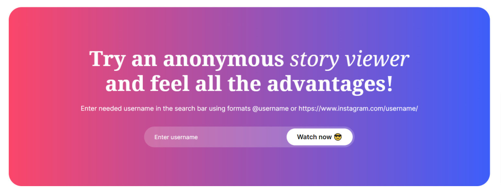 Anonymous Instagram accounts viewer 