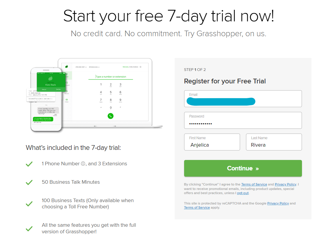 Grasshopper free 7-day trial
