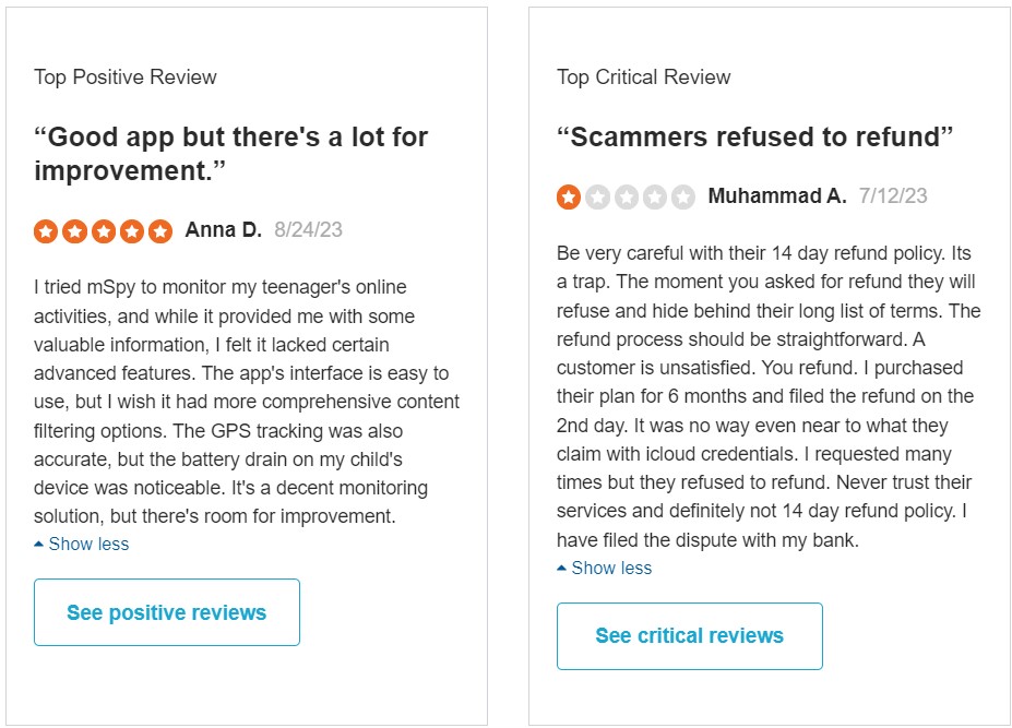 mspy app user reviews